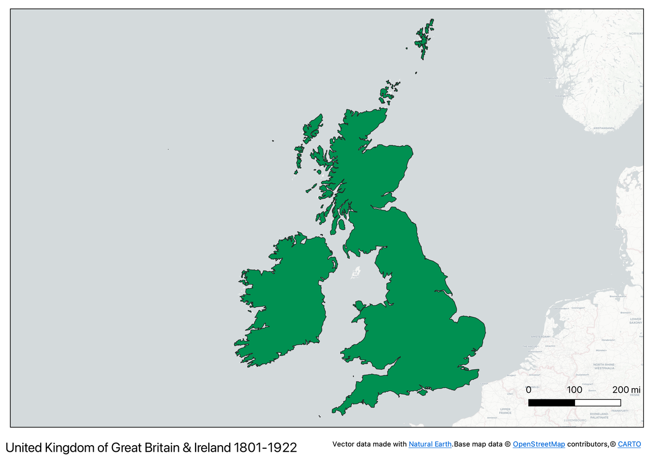 United Kingdom of Great Britain & Ireland